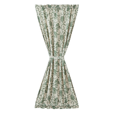 Cowlington Floral Room Darkening Curtain Panel