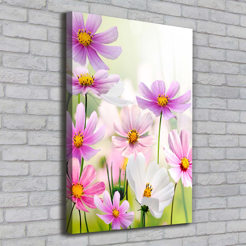 Field Flowers - Wrapped Canvas Print