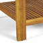 Ensemble de conversation d'extérieur 2 pièces en bois d'acacia teck - causeuse et table basse avec coussins bleu foncé résistants à l'eau, capacité de 350 lb pour le patio, la terrasse et la cour arrière-662259552