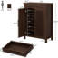 Armoire de rangement autoportante, armoire à chaussures, range-chaussures