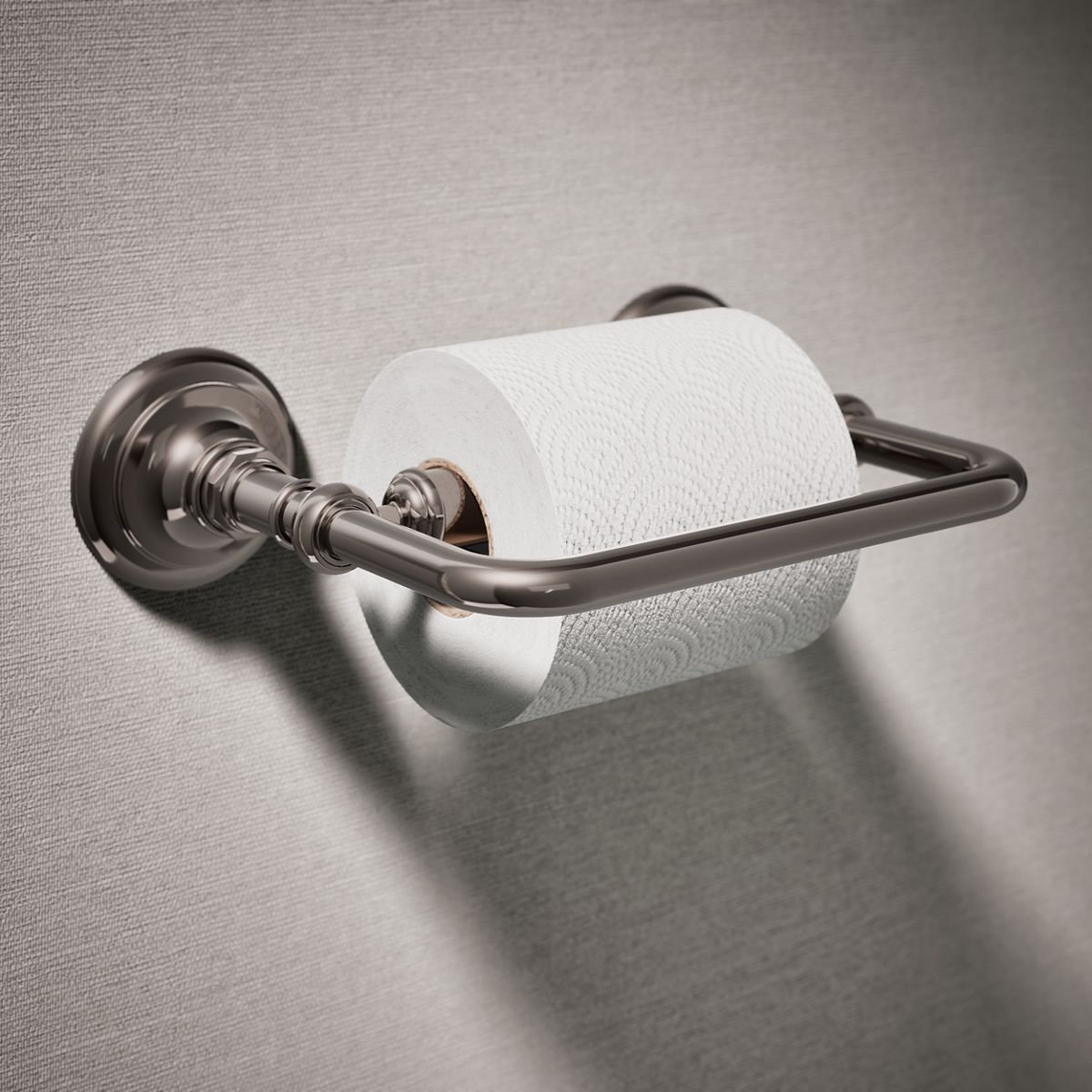 Artifacts Pivoting Toilet Paper Holder, Vibrant Titanium