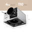 Ventilateur de salle de bain EcoFlow Square