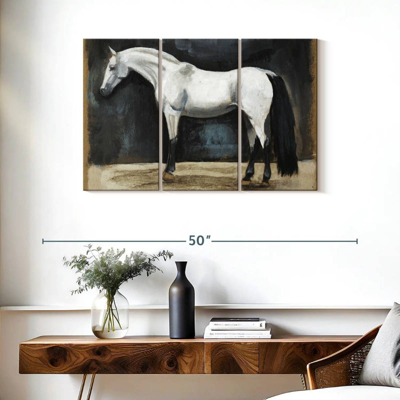 Brampt Equestrian Studies II, 24" H x 38" W