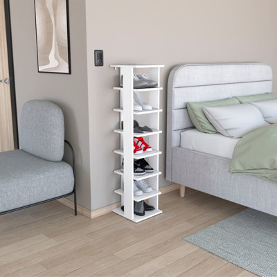 8-Tier Vertical Shoe Rack Wengue