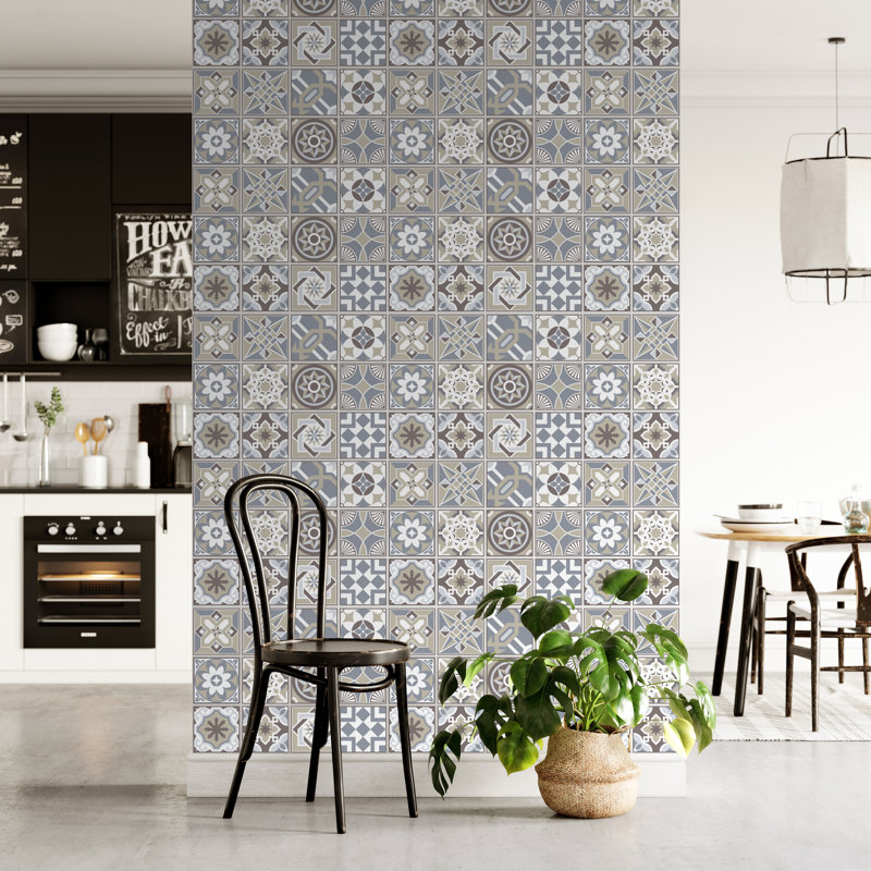 Acker Abstract Non-Wall Damaging Tile Decal