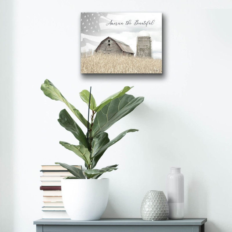 «America The Beautiful» par Lori Deiter, art mural en verre acrylique