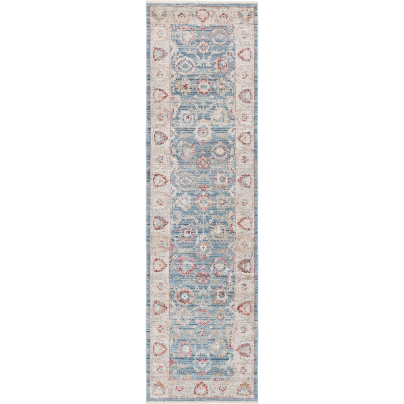 Tapis bleu Emmy, Tapis de couloir 2 pi 2 po x 5 pi 11 po