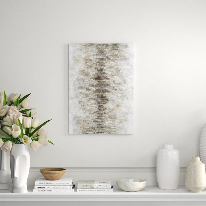 Silence Movement I Print by Emma Brooks, Image Brush Gel, 28" H x 20" W x 1.5" D