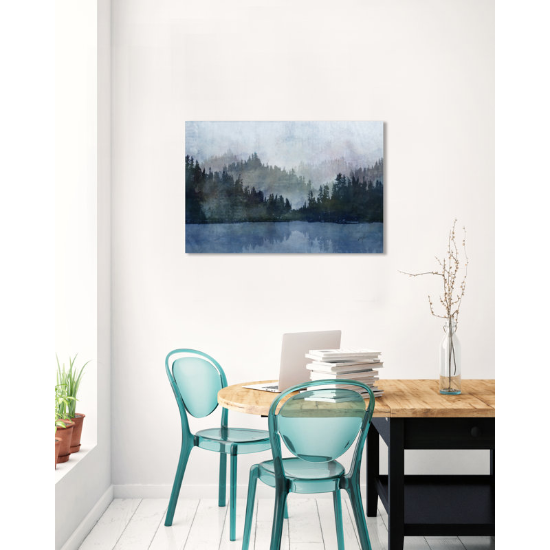 « blue lake », reproduction d’art sur toile