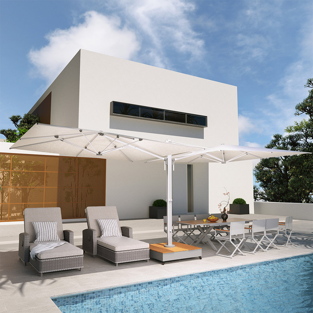 Menades 9.8' Cantilever Umbrella, Beige