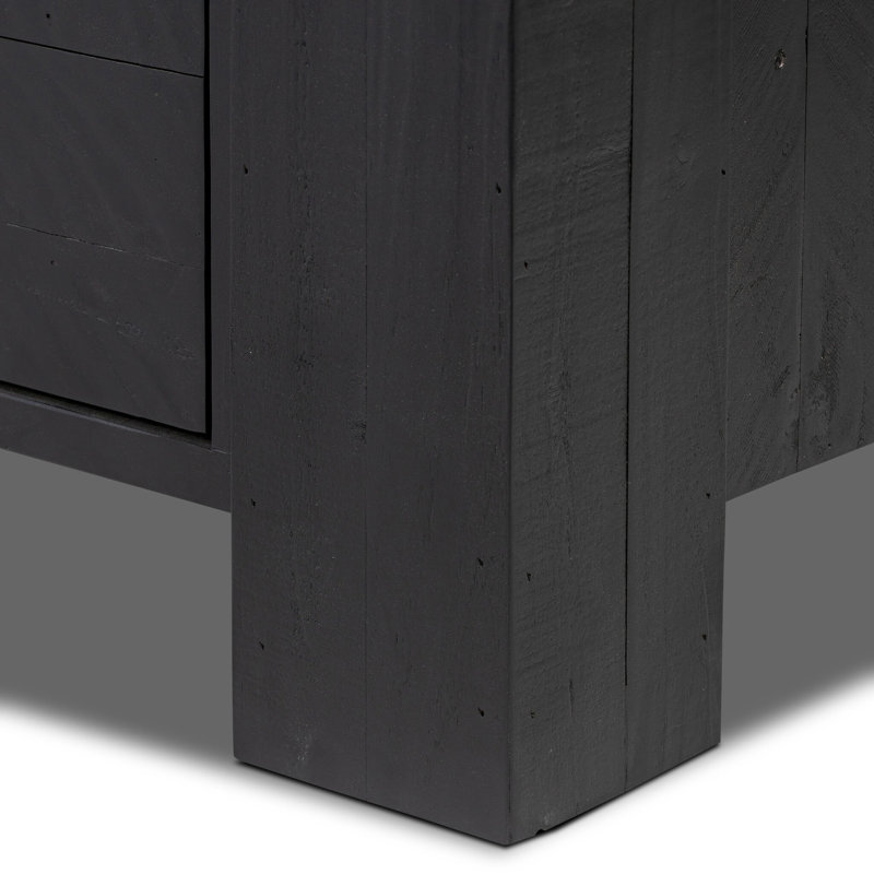 Perot 6 - Drawer Dresser, Aged Black Pine