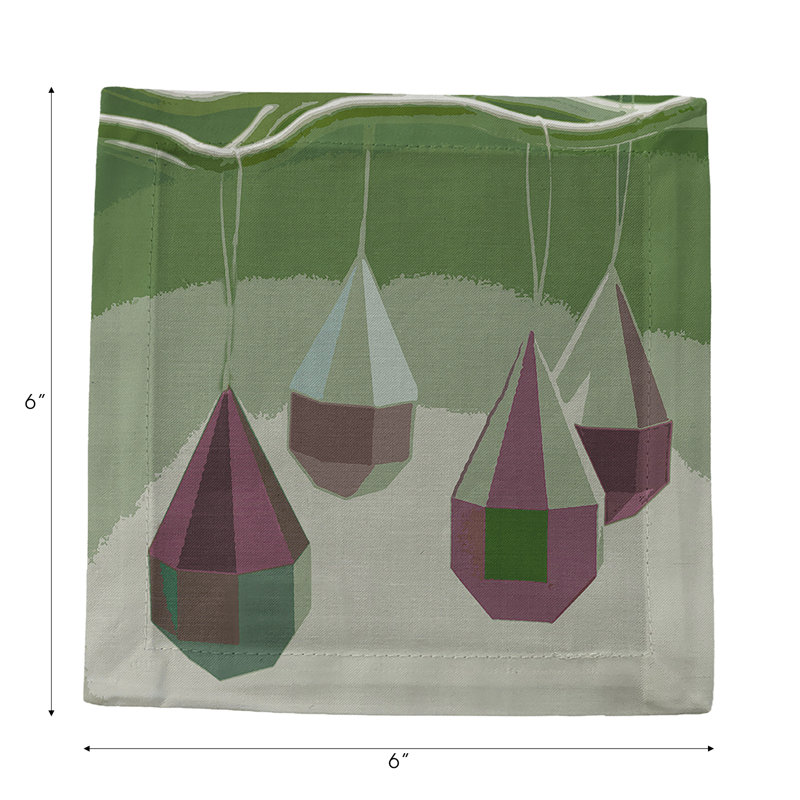 Square Napkins, Plum Emerald