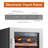 15 In. 33-bottles Single Zone Built-in Wine Refrigerator Fast Cooling Compressor Fridge With Frost-free Touch Panel  -124568572