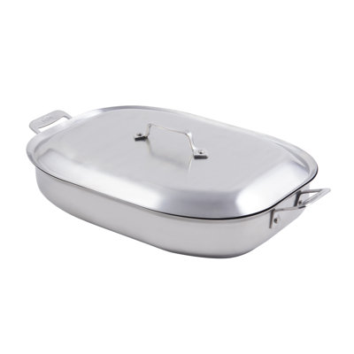 Bon Chef Cucina 5 qt. Stainless Steel Round Braiser