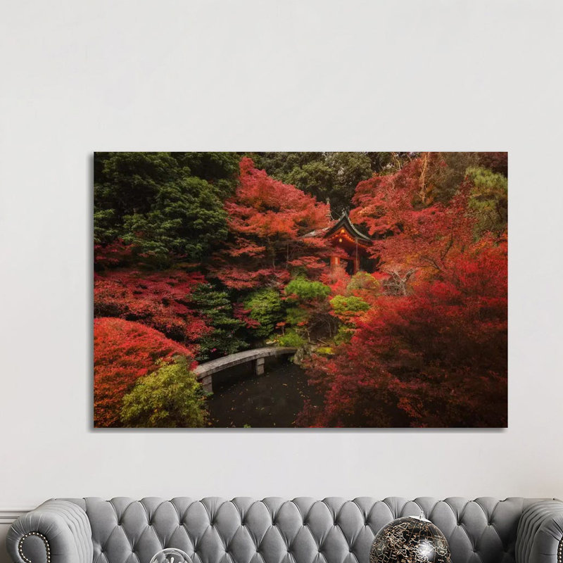 Autumn In Japan XII by Daniel Kordan - Print on Canvas, Wrapped Canvas, 152.5 cm H x 101.5 cm W x 3.175 cm D