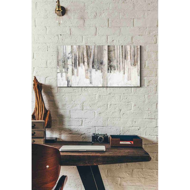 «Warm Winter Light III» par Julia Purinton, art mural sur toile, H 12 po x l 24 po
