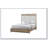 Queen Upholstered And Strap Panel Bed