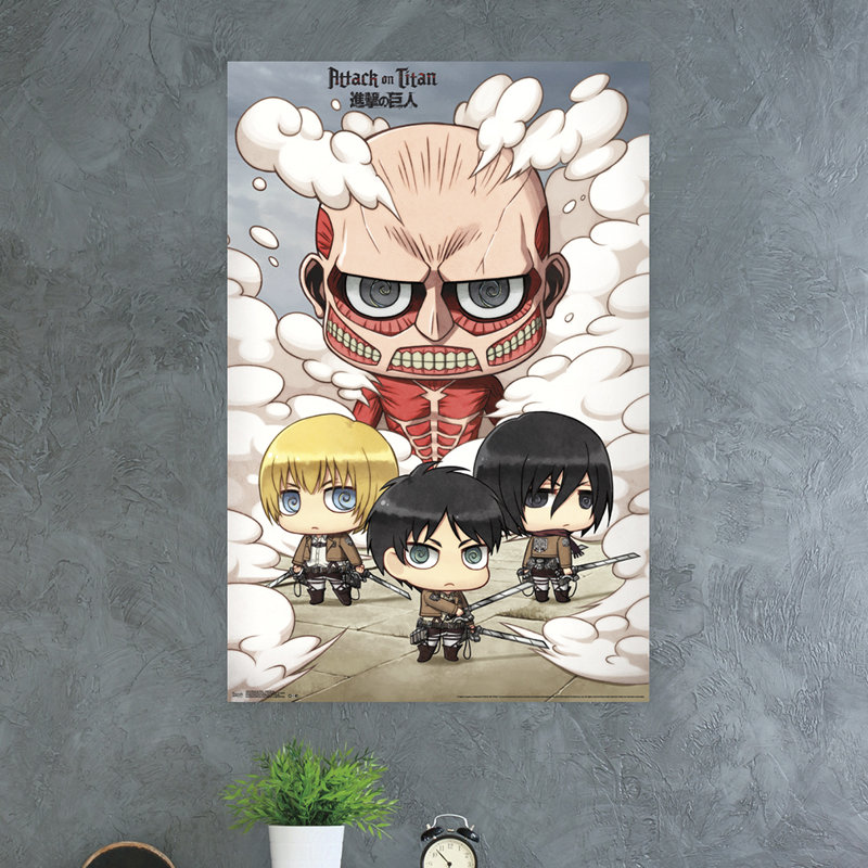 « attack-chibi », impression sur papier