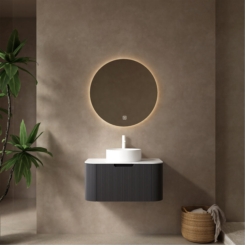Meuble-lavabo luxueux avec des caractéristiques avancées et un attrait élégant