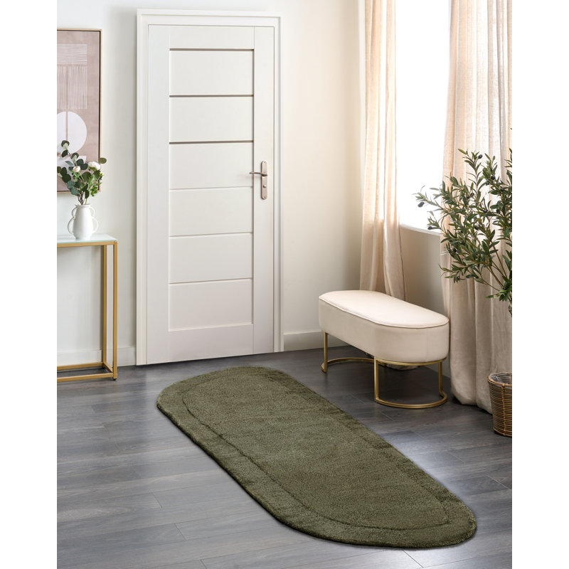Oval Anyriah Hand Tufted 80cm X 250cm Area Rug