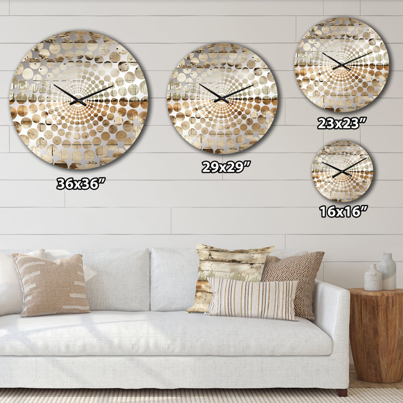 Horloge murale rustique, Médium