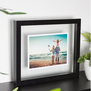ONE WALL 18x24 Inch Floating Frame, Black Wood Double Glass Float Picture  Frame Display 11x14/11x17/12x18/13x19/16x20 Photos Plant or Petal Specimens