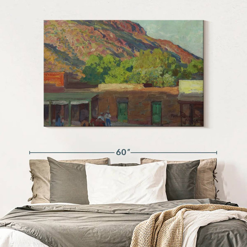 Lelar Adobe Town 1915, 34" H x 51" W