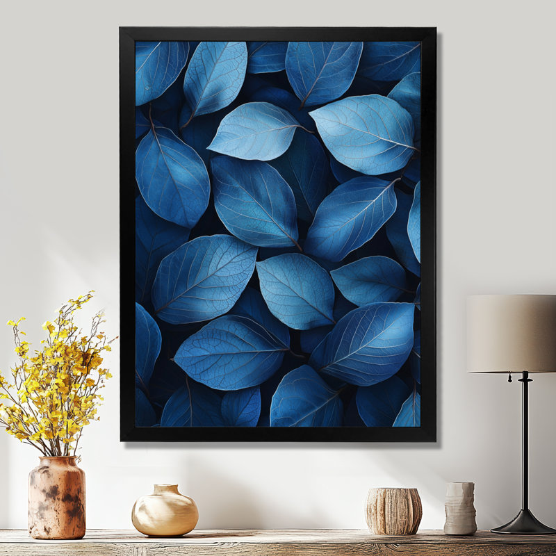 Durham - Floral Canvas Prints, H 32 po x l 16 po, Noir, noir, noir, noir, Reproduction encadrée d'une seule photo