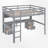 Gursimran Kids Full Loft Bed with Drawers-891721055