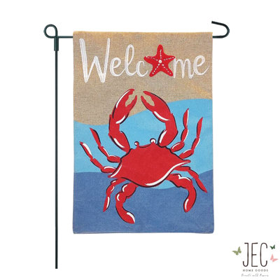 Double Sided 18'' H x 12.5'' W Polyester Garden Flag