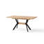 Mckayla Extendable Metal Base Dining Table-2125804282