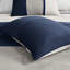 Édredon bleu 7 pièces - Option de chambre très confortable en faux suède pour décorations décoratives-128684989