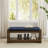 Accent Bench With Lower Shelf Shoe Rack