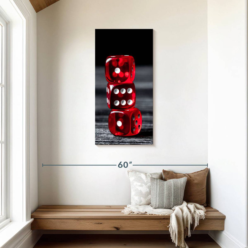 Dice, 42" H x 21" W