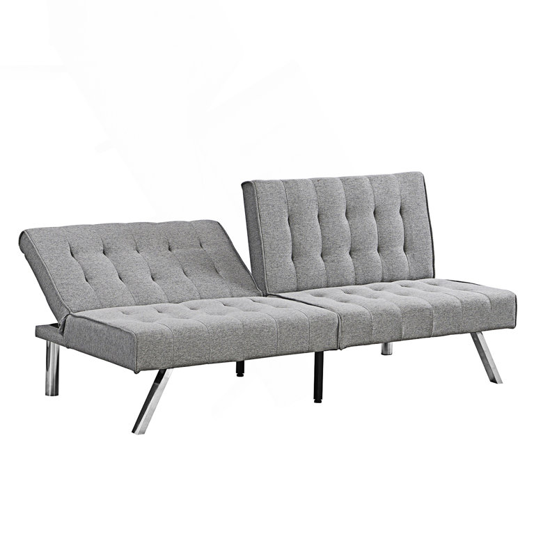 Futon canapé-lit, canapé confortable, Gris