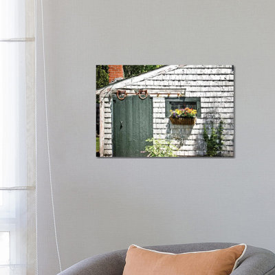 Potting Shed by Debbra Obertanec - Wrapped Canvas Photograph