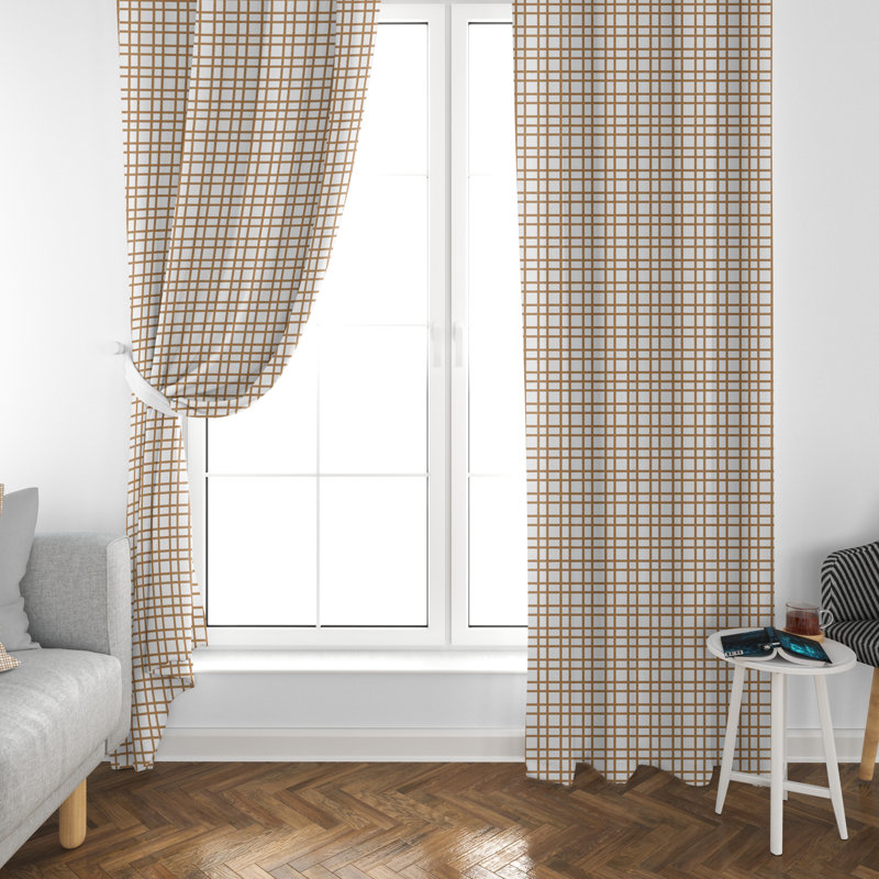 Room Darkening Curtain Pair, 20" W x 52" H