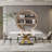 Paray Three Sizes Available Gold X-Shaped Rectangular Dining Table-2142874087