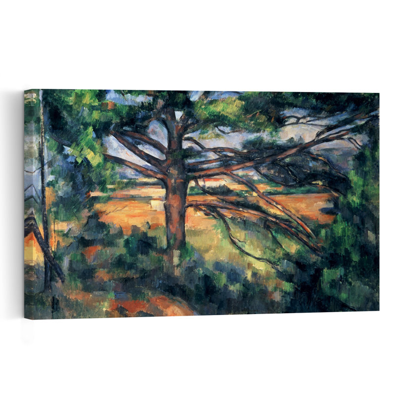 Le Grand Pin, 1895-1897, estampe d'art mural abstraite et contemporaine représentant un paysage de pins et la nature.