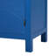 Armoire en placage de frêne U-Style avec motif rayé rayé, rangement de salon moderne, convient aux couloirs et aux salles d'étude, finition noire ou bleu marine-1801278418