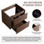 Wall Mounted Vanity Base Bathroom Cabinet Without Sink