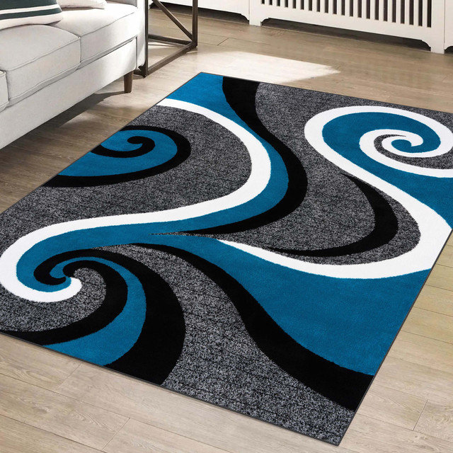 Anghelina Geometric Indoor Rug, Rectangle 6'6 x 9'2