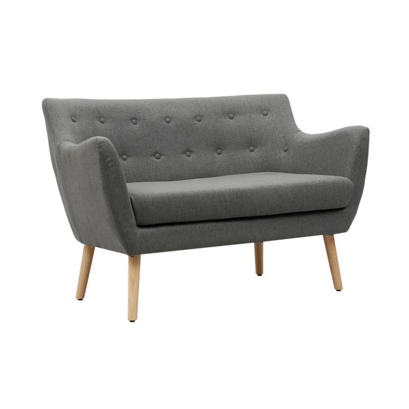 Mcdorman Upholstered 52.17'' Loveseat, Dark Gray