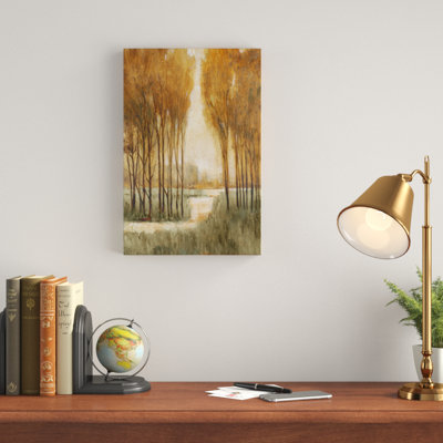 «Golden Forest I», peinture sur toile