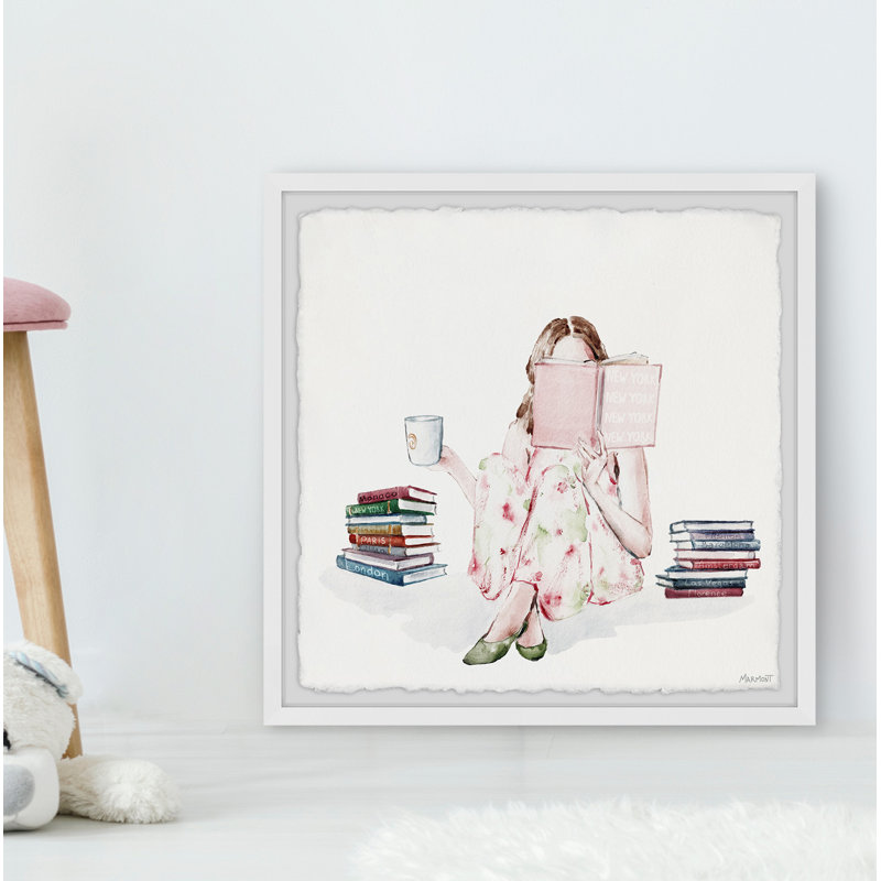 «Beauty in Reading», reproduction encadrée, H 32 po x l 32 po x P 1,5 po