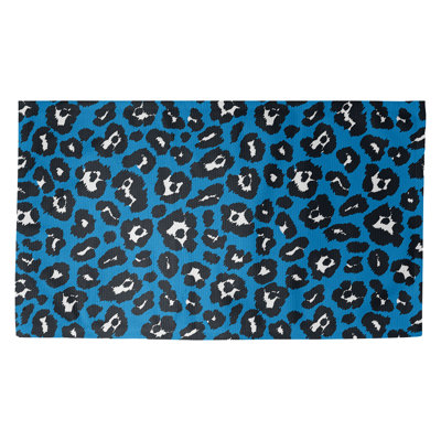 Tapis bleu / noir Carolina