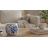 Decoraive Lavender Verbena Scented Candle for Living Room - Ceramic Chinoiserie for Bookshelf, Coffee Table, Bedroom - 5", Blue & White-1560965881