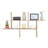 Suffield 4-Shelve Manufactured Wood Asymmetrical Tiered Shelf-31916696