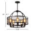 Lustre tambour unique à 5 lumières Avers