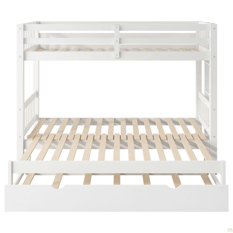Twin Over Pull-Out Bunk Bed With Trundle